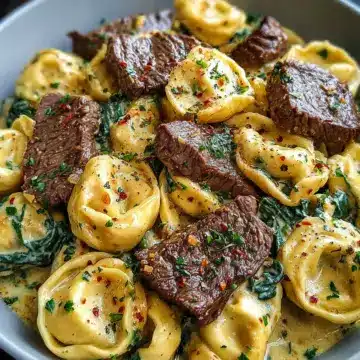 Garlic Steak Tortellini