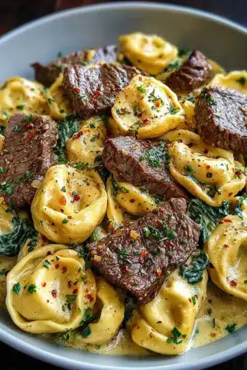 Garlic Steak Tortellini