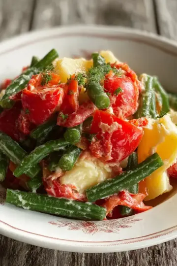 French Green Beans Potato Salad (30 min)