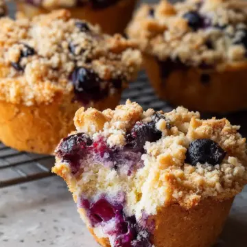 Gluten Free Blueberry Streusel Muffins