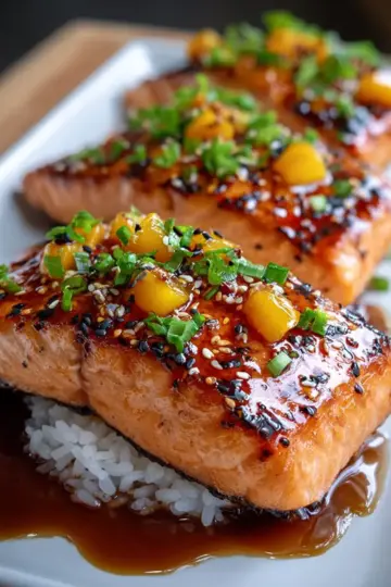 Sweet Glazed Teriyaki Salmon