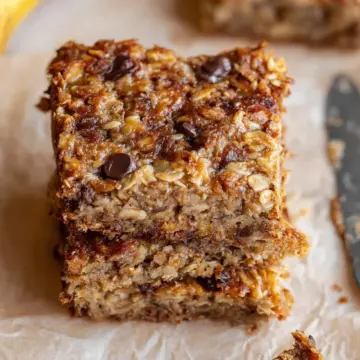 Banana Oatmeal Bars