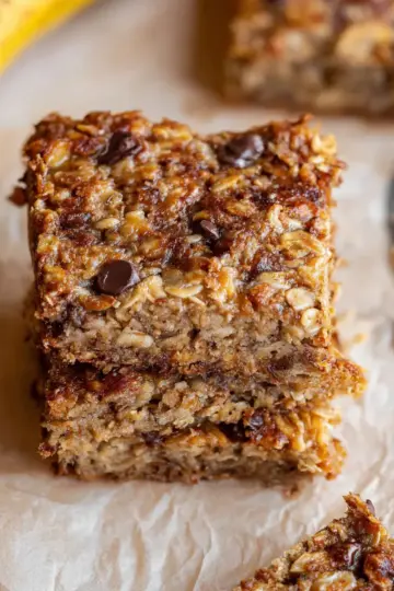 Banana Oatmeal Bars