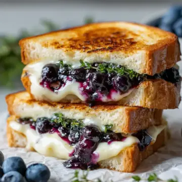 Gourmet Blueberry Grilled Cheese