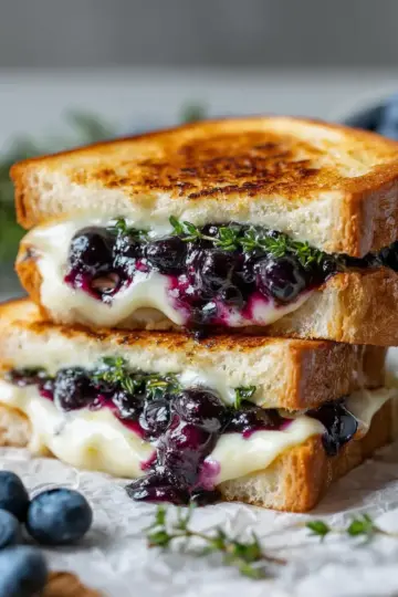 Gourmet Blueberry Grilled Cheese