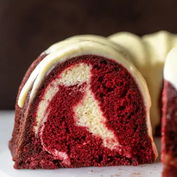 Red Velvet Cheesecake Swirl Bundt Cake