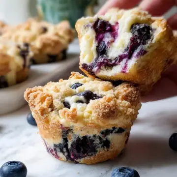 Blueberry Cheesecake Muffins