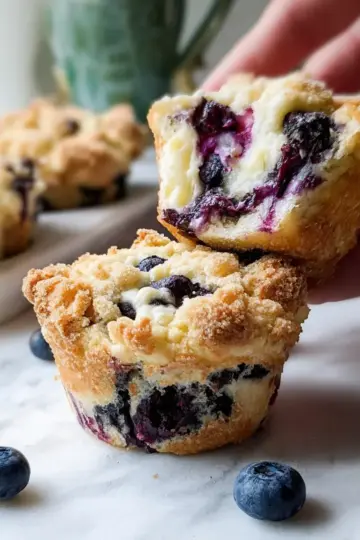 Blueberry Cheesecake Muffins