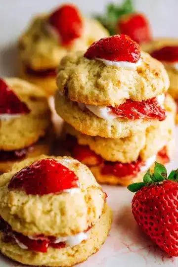 Strawberry Shortcake Cookies