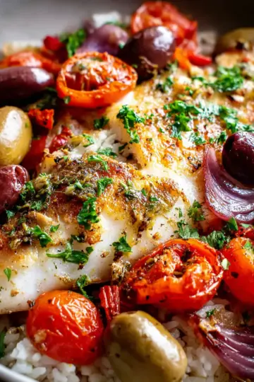 Mediterranean Baked Fish
