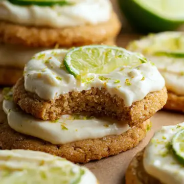 Crumbl Copycat Key Lime Pie Cookies