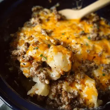 Crockpot Hamburger Potato Casserole Recipe