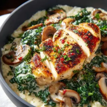 Creamy Chicken Florentine Skillet Recipe