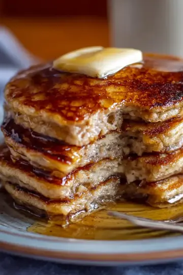 Brown Sugar Banana Bread Pancakes