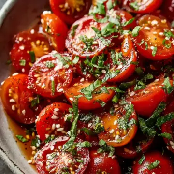 Easy Marinated Tomatoes Recipe