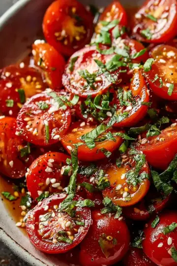 Easy Marinated Tomatoes Recipe