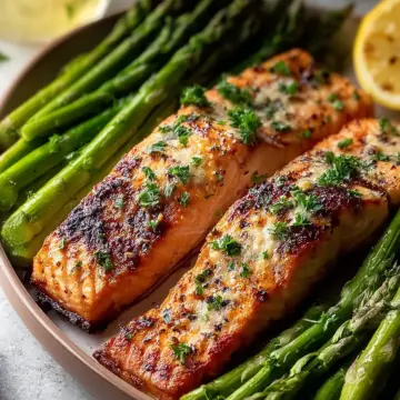 Best Grilled Salmon and Asparagus