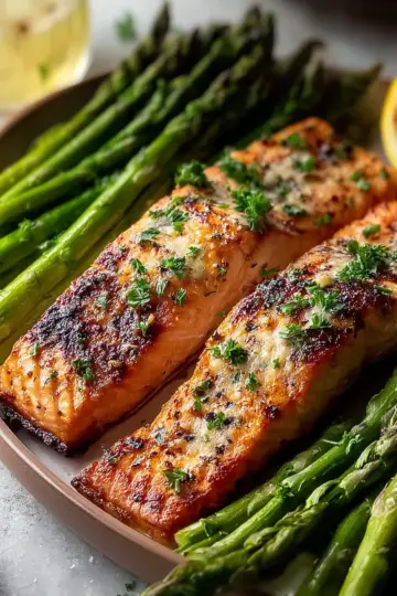 Best Grilled Salmon and Asparagus