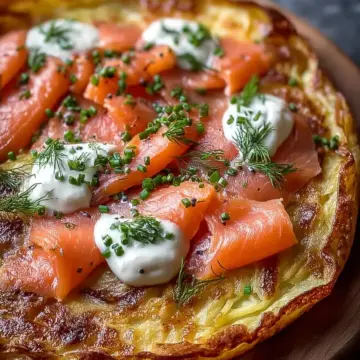 Crispy Potato Galette with Smoked Salmon & Crème Fraîche: An Incredible Ultimate Recipe