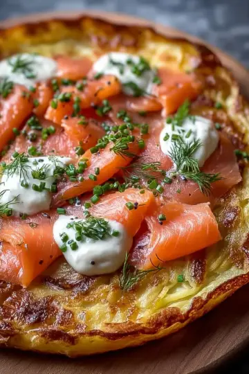 Crispy Potato Galette with Smoked Salmon & Crème Fraîche: An Incredible Ultimate Recipe