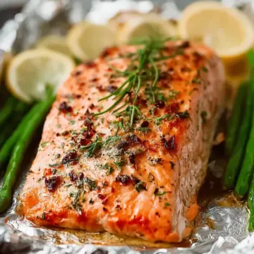Homemade Grilled Salmon in Foil