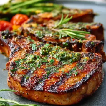 Tender Herb Grilled Pork Chops