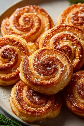 Puff Pastry Christmas Palmiers Recipe
