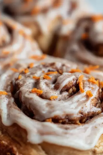 Gluten Free Carrot Cake Cinnamon Rolls