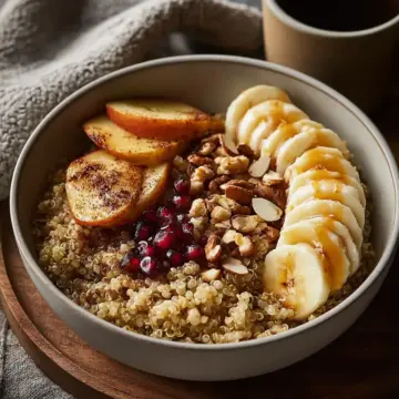 Fall Breakfast Quinoa Bowl