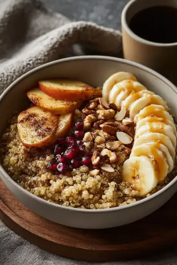 Fall Breakfast Quinoa Bowl