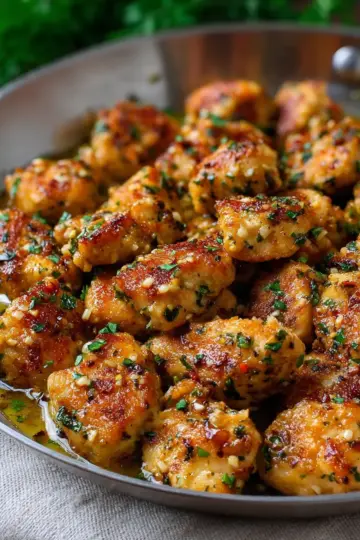 Garlic Butter Chicken Bites