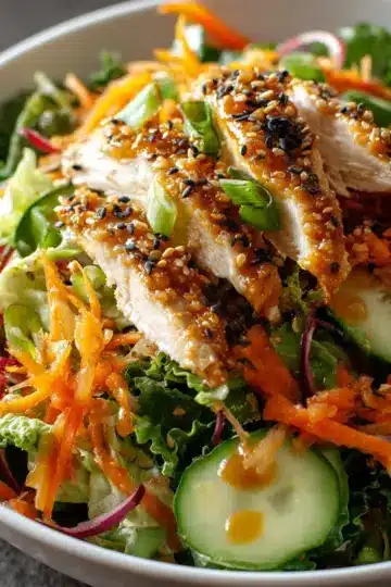 Zingy Asian Sesame Chicken Salad