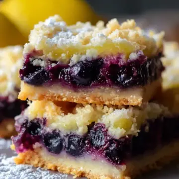 Blueberry Lemon Pie Bars