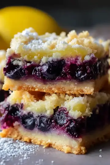 Blueberry Lemon Pie Bars