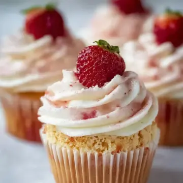 Strawberry Cheesecake Cupcakes