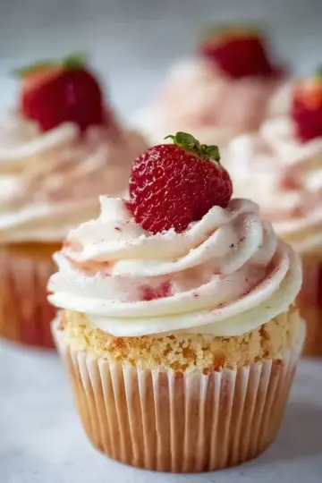 Strawberry Cheesecake Cupcakes