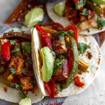 Vegan Tofu Fajitas