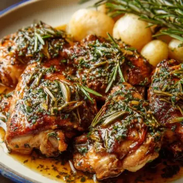 Braised Rabbit with Rosemary and Garlic Recipe