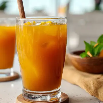 Mango iced tea