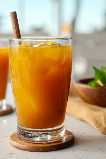 Mango iced tea
