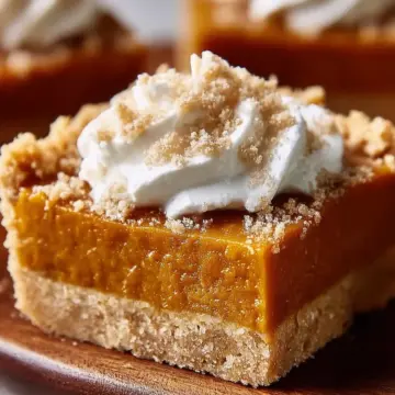Pumpkin Pie Bars Recipe