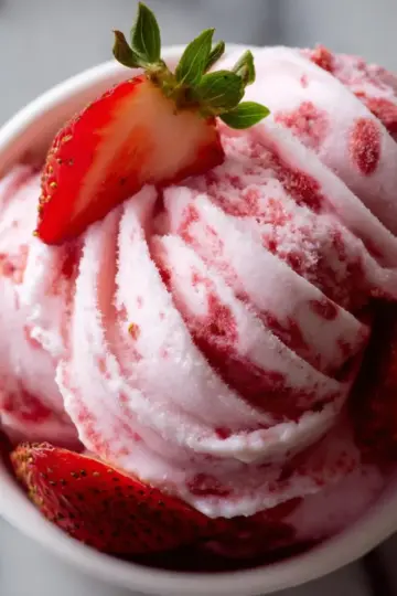 Strawberry Frozen Yogurt Recipe