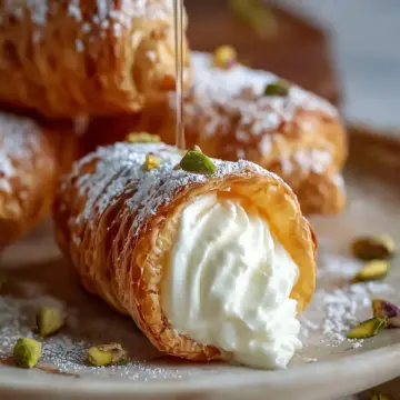 Italian Cream Stuffed Cannoncini