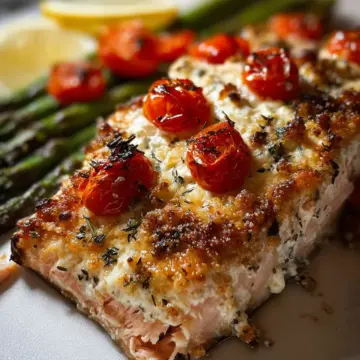 Baked Boursin Salmon