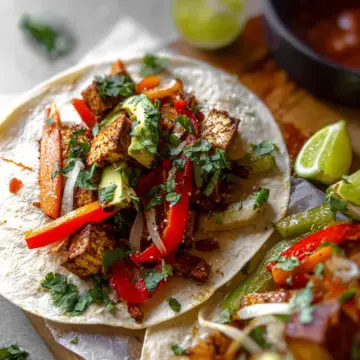 Vegan Tofu Fajitas