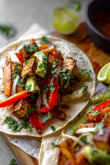 Vegan Tofu Fajitas