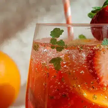 Orange & Strawberry Refresher