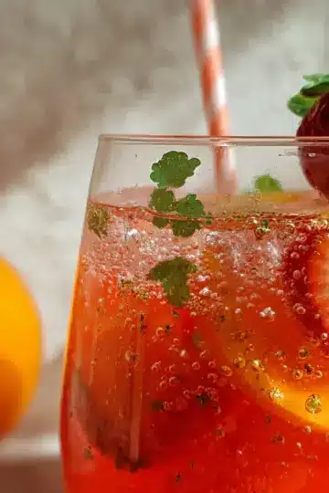 Orange & Strawberry Refresher