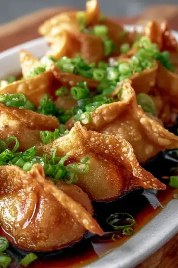 Chile Relleno Wontons with Jalapeño Soy Sauce Recipe